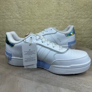 Adidas Postmove SE Womens Size 10.5 Sneakers White Blue Dawn H03744 Low Top New